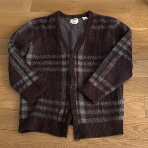 Men’s Levi’s Relaxed Fit Plaid Cardigan